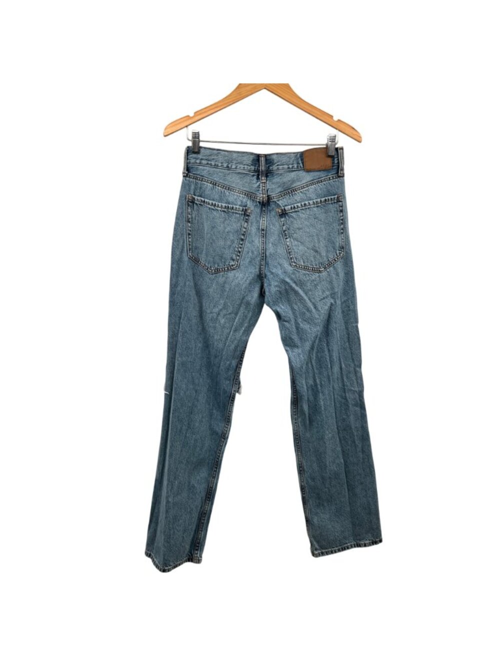 Aeropostale Womens High Rise Baggy Jeans Distressed Size 4R - Picture 5 of 8